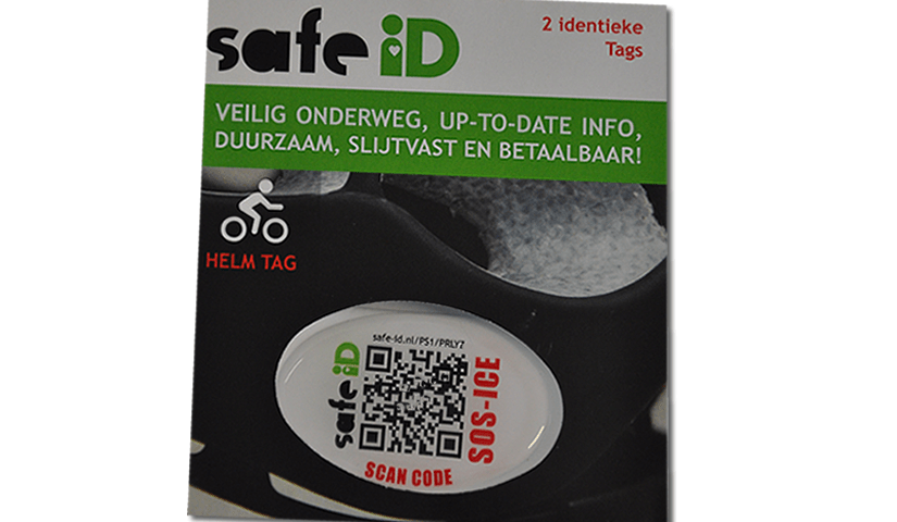 De Safe-iD SOS Biketag verpakking, twee stuks