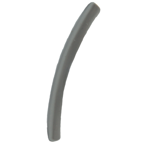 De Safe-iD SOS metalen QR tag in de kleur zilver, zijkant