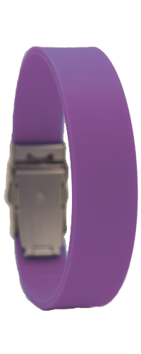 De Safe-iD SOS-armband zonder QR tag in zes kleuren