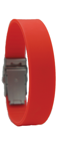 De Safe-iD SOS-armband zonder QR tag in zes kleuren