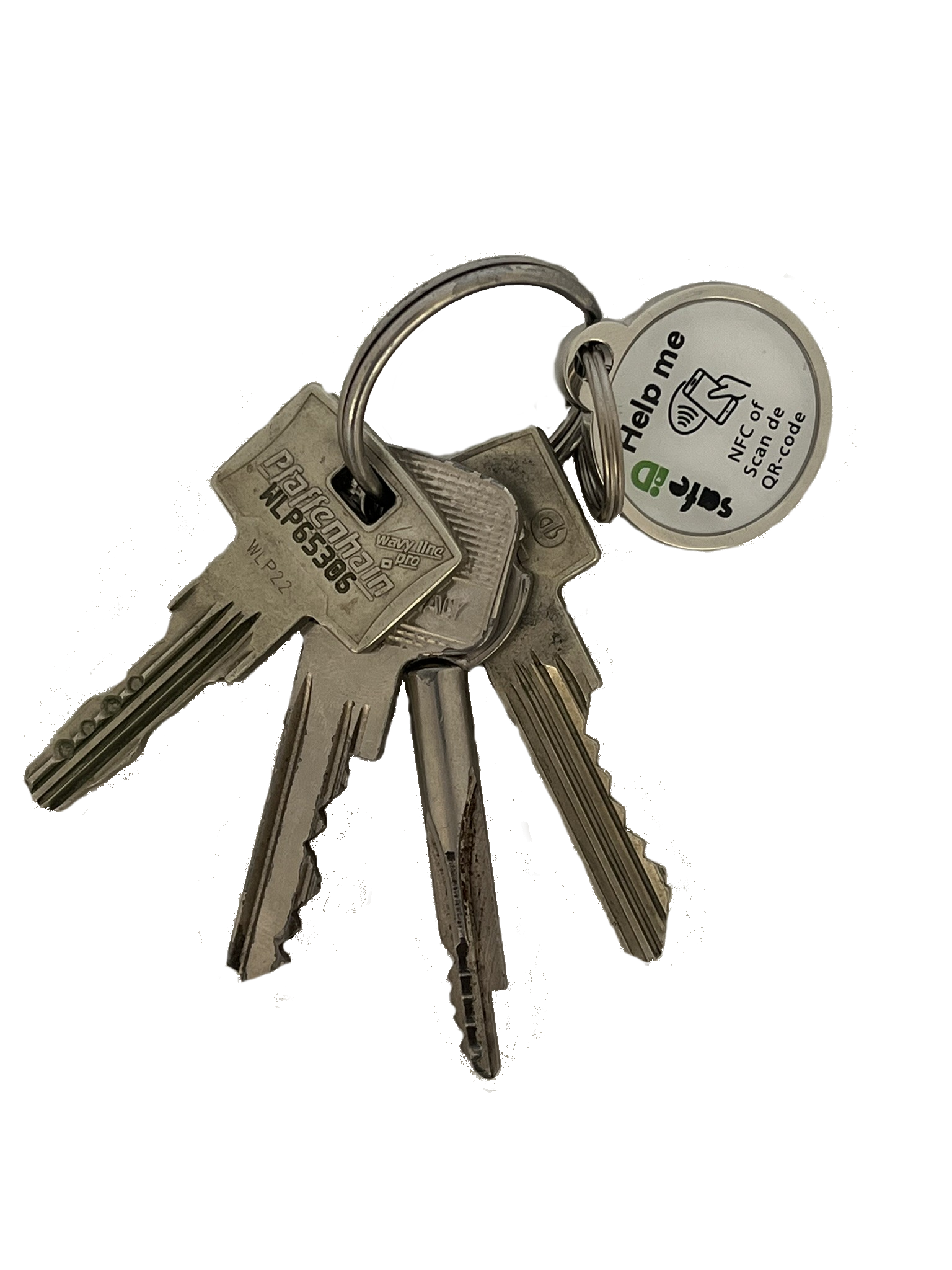 SOS-ICE Sleutelhanger met QR-code en NFC