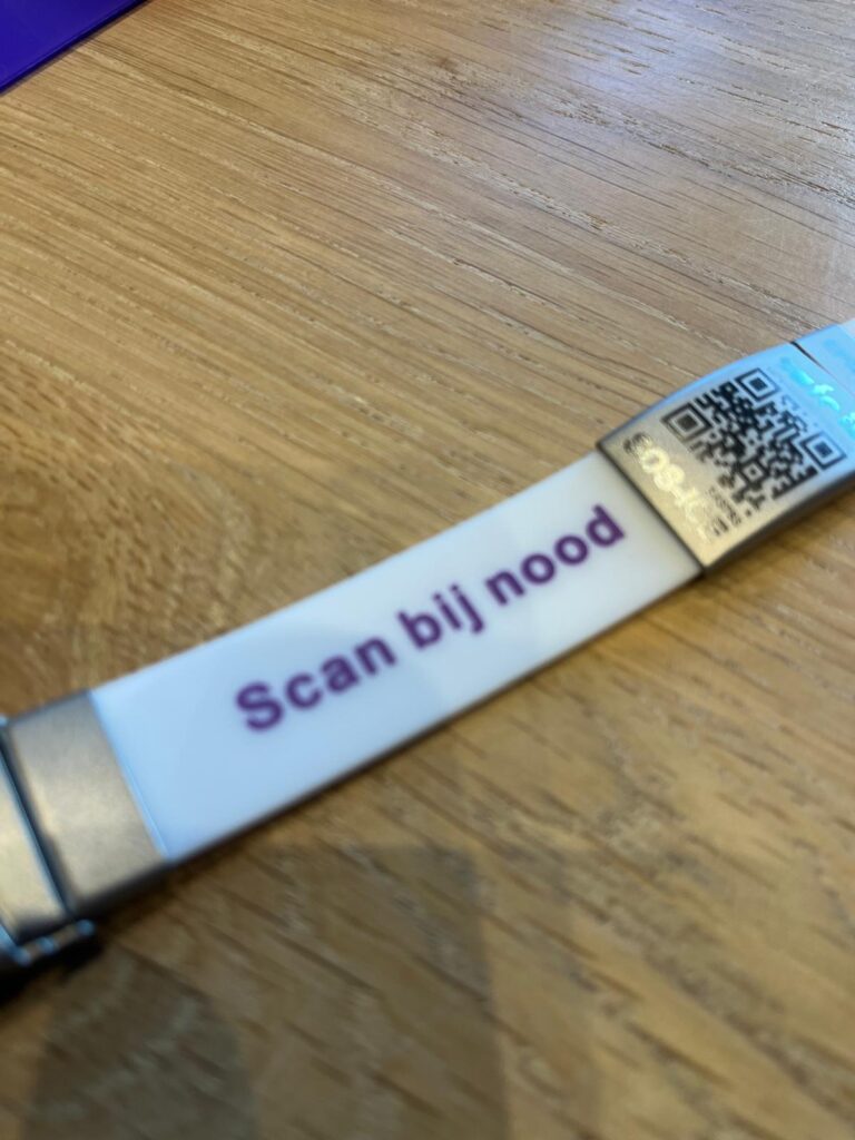 SOS-armband EpilepsieNL Alert Wit SOS-armband EpilepsieNL Alert Wit